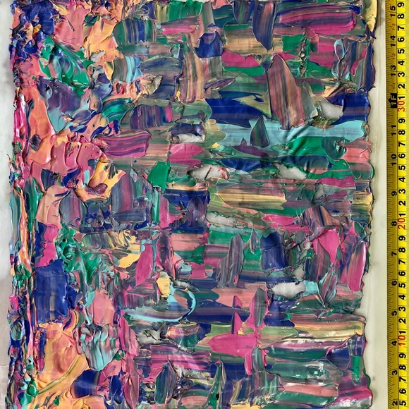 Acrylic Paint Pour Skin, colorful, flexible craft - Picture 7 of 8